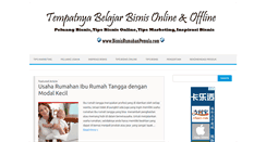 Desktop Screenshot of bisnisrumahanpemula.com